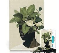 Puzzle pour Adultes 1000 pièces Sérénité botanique Découpe précise Art Jeu de réflexion Détente Cadeau de Noël Artistique (50x75cm)