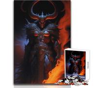 Puzzle pour Adultes 1000 pièces Serviteur de Satan - Jeu Impossible - Découpe de précision - Cadeau de Père Noël Secret - Dimensions : 50x75cm