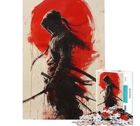 Puzzle pour Adultes 1000 pièces Shinobi ou Ninja Poster Difficile et Stimulant Jeu éducatif et Pratique pour Les 14 Ans et Plus Jeu de Puzzle Offert (50x75cm)