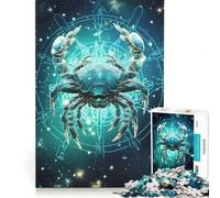 Puzzle pour Adultes 1000 pièces Signe du Zodiaque Scorpion Jeu éducatif décoration Parfaite Chaque pièce est Unique 38x26cm