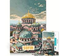 Puzzle pour Adultes 1000 pièces Sofia à articulations Lisses, Jeu Amusant de Concentration mentale, Jeu Occasionnel, Cadeau d'anniversaire Amusant (38x26cm)