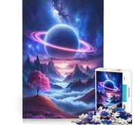 Puzzle pour Adultes 1000 pièces Solitude céleste, Jeu Familial, améliore la mémoire, Convient comme décoration de Bureau 38x52cm