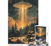 Puzzle pour Adultes 1000 pièces Solitude Cosmique Puzzle 1000 pièces Décoration intérieure Jouet Cadeau pour Femmes et Hommes Amusant et Humoristique (38x52cm)