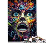 Puzzle pour Adultes 1000 pièces sorcière maléfique Décoration de la Maison Puzzle Jouets Soulagement du Stress Défi Difficile 14,96 po x 20,47 po