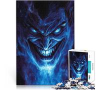 Puzzle pour Adultes 1000 pièces Sourire démoniaque Jouet éducatif d'apprentissage avec des pièces de Formes aléatoires entièrement imbriquées 75x50cm