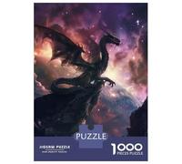 Puzzle pour Adultes 1000 Pièces Space Dragon on The Edge Puzzle Jeux Relaxants Défi Difficile Cadeaux Uniques pour Anniversaire Et Noël 52x38cm/1000pcs