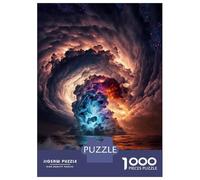 Puzzle pour Adultes 1000 Pièces Splatter Expression Dog Puzzle Jeux Relaxants Défi Difficile Cadeaux Uniques pour Anniversaire Et Noël 52x38cm/1000pcs