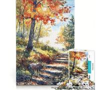 Puzzle pour Adultes 1000 pièces Steps to Fall Jeux éducatifs découpe de précision Collection d'artistes Beaux-Arts 38x26cm