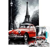 Puzzle pour Adultes 1000 pièces Street Art Paris Aide à stimuler Le Cerveau Décoration Murale Jouet Anti-Stress pour 14 Ans et Plus Jeu de Puzzle Offert (38x26cm)