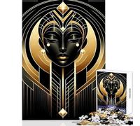 Puzzle pour Adultes 1000 pièces Style élégance de l'âge d'or Jeu Anti-Stress œuvre d'art Cadeau Amusant pièces de Formes aléatoires Parfaitement emboîtables Dimensions 38x26cm