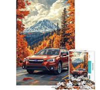 Puzzle pour Adultes 1000 pièces Subaru dans Un Paysage d'automne Puzzle à Monter soi-même Découpe de précision Cadeau Unique pour Un Anniversaire ou Noël (Dimensions 38x52cm)