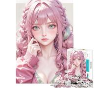 Puzzle pour Adultes 1000 pièces Sugar Rush Girl Jeu Difficile et Stimulant à compléter adapté aux Personnes de 14 Ans et Plus 38x52cm