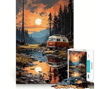 Puzzle pour Adultes 1000 pièces sur Le thème de la Nature et du Voyage, avec Bords précis, pour stimuler Le Cerveau, Jouer calmement et créer de l'art pour Un Anniversaire (50x75cm)