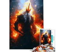 Puzzle pour Adultes 1000 pièces Svarog Dieu Slave Défi éducatif Jouet Anti-Stress et Antistress pour Les 14 Ans et Plus (50x75cm)