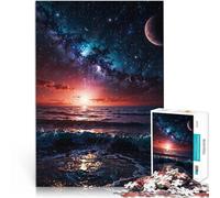 Puzzle pour Adultes 1000 pièces Symphonie de l'océan Cosmique Jeux éducatifs Décoration d'intérieur Super Cadeau 52x38cm
