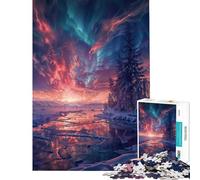 Puzzle pour Adultes 1000 pièces Symphonie d'hiver Puzzle de 1000 pièces décoration intérieure Jouet découpe de précision Cadeau de Noël ou d'anniversaire (38x26cm)