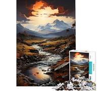 Puzzle pour Adultes 1000 pièces Tempête sur la Patagonie Jeu éducatif de 1000 pièces Améliore la mémoire Cadeau d'anniversaire (50x75cm)