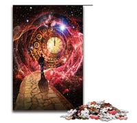 Puzzle pour Adultes 1000 pièces Temps et Espace Puzzle pour Jeu éducatif Défi Jouet Décoration intérieure Unique et Cadeaux 75x50cm