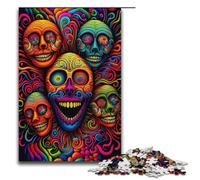 Puzzle pour Adultes 1000 pièces têtes humaines colorées Jeu éducatif pour Enfants 1000 pièces (38 x 26 cm)
