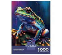 Puzzle pour Adultes 1000 Pièces The According Frog Puzzle Jeu Manuel D'assemblage De Motifs Idéal comme Cadeau 70x50cm/1000pcs
