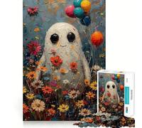 Puzzle pour Adultes 1000 pièces,thème bohème fantôme,Fleurs et Nature,Assemblage Fin,activité ludique et Intelligente,Jeu Relaxant,Cadeau de Noël apaisant (38x26cm)