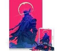 Puzzle pour Adultes 1000 pièces,thème Chevalier Guerrier Fantastique,Illustration Minimaliste de Science-Fiction,découpe de qualité supérieure,Jeu de réflexion,Cadeau pour se détendre et s'amuser,