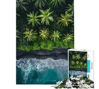 Puzzle pour Adultes 1000 pièces thème Littoral Tropical à Monter soi-même découpe de précision Cadeau Original pour Un Anniversaire ou Noël (38x52cm)