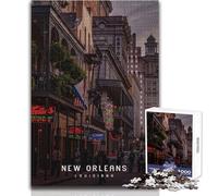 Puzzle pour Adultes 1000 pièces - Thème Nouvelle-Orléans - Idéal pour des soirées Jeux en Famille - Découpe de précision - Cadeau d'anniversaire - Dimensions:50x75cm