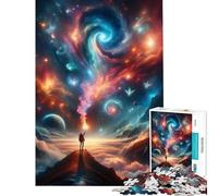 Puzzle pour Adultes 1000 pièces Touching The Cosmos Jeu éducatif Course de Vitesse Manuelle Cadeau pour Femmes et Hommes (Dimensions 38x26cm)