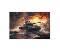 Puzzle pour Adultes 1000 pièces, Traversée de la rivière par Un charpièces Parfaitement imbriquées Lettres au Dos, Pas de poussière, Cadeau pour Personnes âgées 50x70cm
