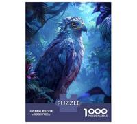 Puzzle pour Adultes 1000 Pièces Tropical Majestic Eagle Puzzle Jeux Relaxants Découpe De Précision Interaction Parent-Enfant 52x38cm/1000pcs