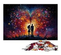 Puzzle pour Adultes 1000 pièces Un Couple dévoué Puzzle Chaque pièce est Unique Jeu Familial Stimulant et Amusant 1000 pièces (75 x 50 cm)