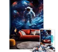 Puzzle pour adultes 1000 pièces univers spatial épique et galactique jeu de manipulation captivant jouet addictif pour cultiver la patience cadeau de Noël secret passe-temps idéal pendant les vacances