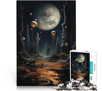 Puzzle pour Adultes 1000 pièces Œuvre d'art Cosmos Jouets éducatifs d'apprentissage Renforcer l'amour Entre Les Couples 75x50cm