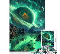 Puzzle pour Adultes 1000 pièces Verdant Ring Serenade Jeu Familial Convient aux Couples Jouet éducatif Cadeau d'anniversaire et Cadeau Unique (38x52cm)