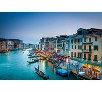 Puzzle pour Adultes 1000 pièces Ville d'eau Venise Jeux de défi Familial Décoration de la Maison Cadeaux 50x70CM