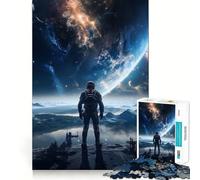 Puzzle pour Adultes 1000 pièces Voyage astronomique Découpe serrée Jeu de logique Amusant Détente Cadeau d'anniversaire pour l'esprit (50x75cm)