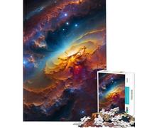Puzzle pour Adultes 1000 pièces Whirlpool Galaxy pour Jeu éducatif Jouet éducatif Cadeau de Père Noël Secret décoration intérieure (Dimensions 38x52cm)