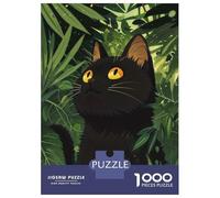 Puzzle pour Adultes 1000 Pièces Whiskers in The Wild Cat Puzzles pour Adultes - Jeux De Construction - Cadeaux D'analyse Et De Logique pour Les Amis Et La Famille 38x26cm/1000pcs