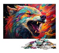 Puzzle pour Adultes 1000 pièces Yeux colorés Jeux de Famille en Papier Cadeaux d'anniversaire de Noël 1000 pièces (38 x 26 cm)
