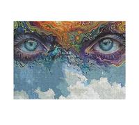 Puzzle pour Adultes 1000pcs(38x26cm) Abstract Face Casse-tête pour Adultes, Jeu De Réflexion, Analyse Et Logique, Cadeaux Uniques pour Un Anniversaire Ou Noël 1000pcs(38x26cm)