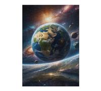 Puzzle pour Adultes 1000pcs(38x26cm) Earth from Space A Cosmic View Jeu De Réflexion Casse-tête Difficile, Cadeau De Noël Ou d'anniversaire 1000pcs(38x26cm)