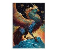 Puzzle pour Adultes 1000pcs(38x26cm) Fantasy Phoenix Art Print-3 Jeu De Réflexion Casse-tête Difficile, Cadeau De Noël Ou d'anniversaire 1000pcs(38x26cm)