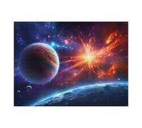 Puzzle pour Adultes 1000pcs(52x38cm) Abstract Space Landscape Puzzle De Puzzle Jeux Relaxants Améliore La Mémoire Cadeaux Uniques pour Anniversaire Et Noël 1000pcs(52x38cm)