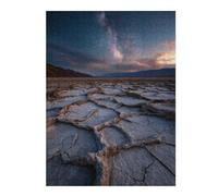 Puzzle pour Adultes 1000pcs(52x38cm) Death Valley's Salt Flats Under The Stars Puzzles pour Adolescents Jeu Manuel Assemblage De Motifs Cadeaux Uniques pour Anniversaire Et Noël 1000pcs(52x38cm)