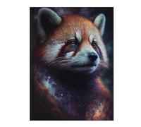 Puzzle pour Adultes 1000pcs(52x38cm) Red Panda Galaxy Art Print Jeu De Réflexion Casse-tête Difficile, Cadeau De Noël Ou d'anniversaire 1000pcs(52x38cm)