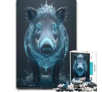 Puzzle pour Adultes 1000pcs (52x38cm) Water Boar | Profitez de cette activité puzzle de table les dimanches au calme, pour se concentrer.
