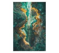 Puzzle pour Adultes 1000pcs(75x50cm) Geode Marbel Cascade Puzzle De Puzzle Jeux Relaxants Améliore La Mémoire Cadeaux Uniques pour Anniversaire Et Noël 1000pcs(75x50cm)