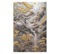 Puzzle pour Adultes 1000pcs(75x50cm) Platinum Cliffside Haven Puzzle De Puzzle Jeux Relaxants Améliore La Mémoire Cadeaux Uniques pour Anniversaire Et Noël 1000pcs(75x50cm)