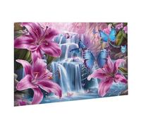 Puzzle pour Adultes 1500 Pièces Puzzle Fleur La Cascade 87 x 57 cm Jeu éducatif Puzzles Défiants Jeu éducatif, Puzzles pour Femmes, Cadeaux Hommes Décoration Maison Activité Familiale Parfaite K0F-203